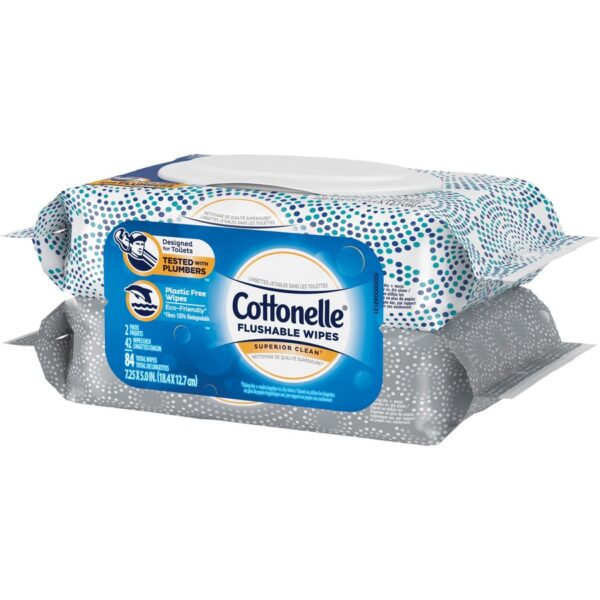 Cottonelle Flushable Wet Wipes - Image 3