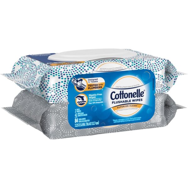 Cottonelle Flushable Wet Wipes - Image 4