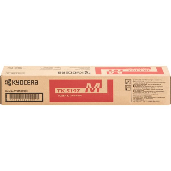 Kyocera TK-5197M Original Laser Toner Cartridge - Magenta - 1 Each