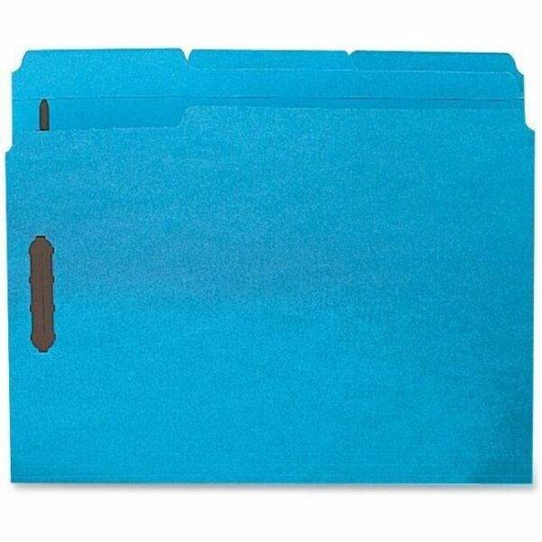 Business Source 1/3 Tab Cut Letter Recycled Fastener Folder