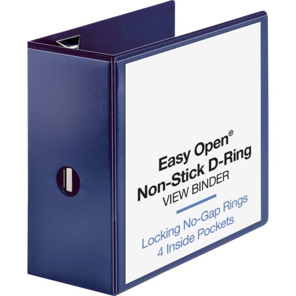 Business Source Navy D-ring Binder