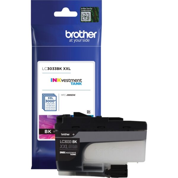 Brother LC3033BK Original Inkjet Ink Cartridge - Single Pack - Black - 1 Each