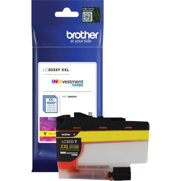 Brother LC3033Y Original Inkjet Ink Cartridge - Single Pack - Yellow - 1 Each