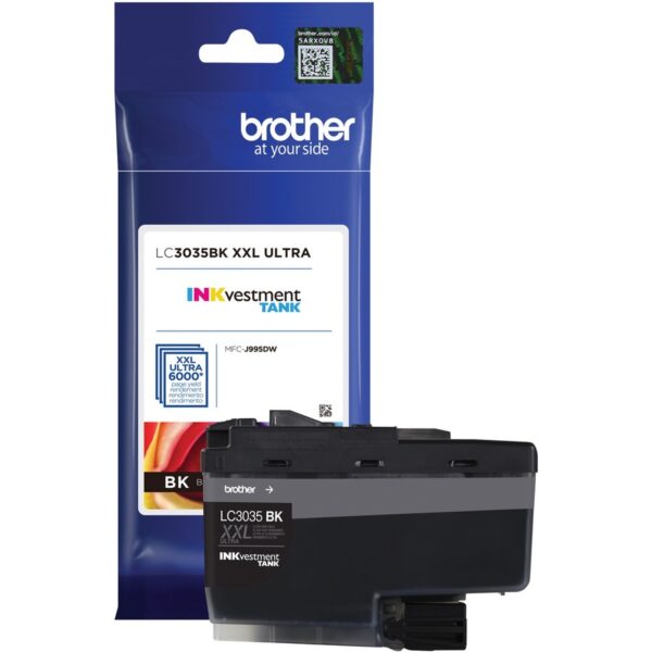 Brother LC3035BK Original Ultra High Yield Inkjet Ink Cartridge - Single Pack - Black - 1 Each