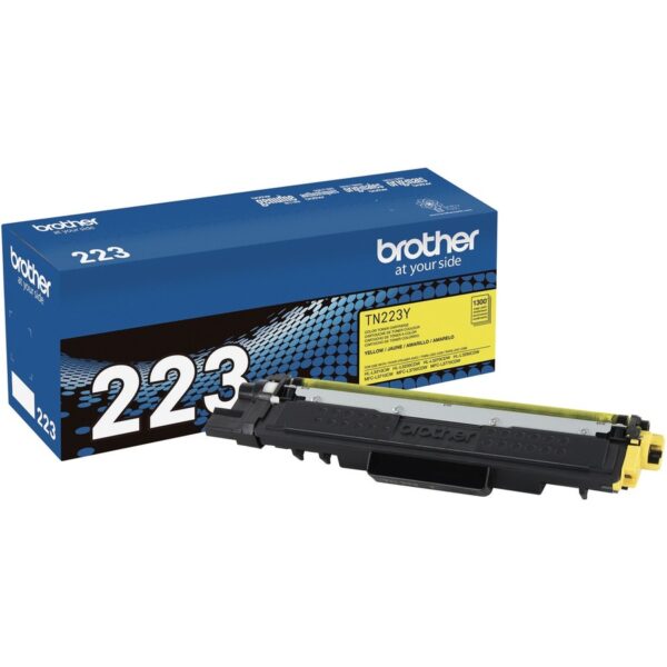 Brother TN-223Y Original Standard Yield Laser Toner Cartridge - Yellow - 1 Each