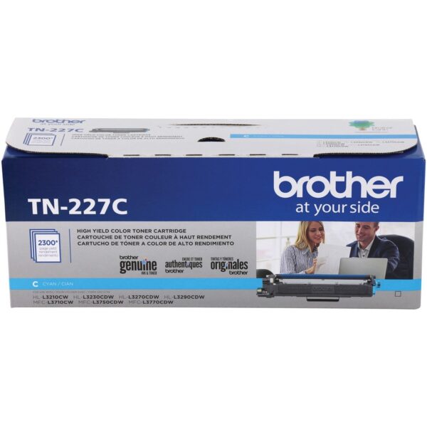 Brother TN-227C Original High Yield Laser Toner Cartridge - Cyan - 1 Each - Image 2