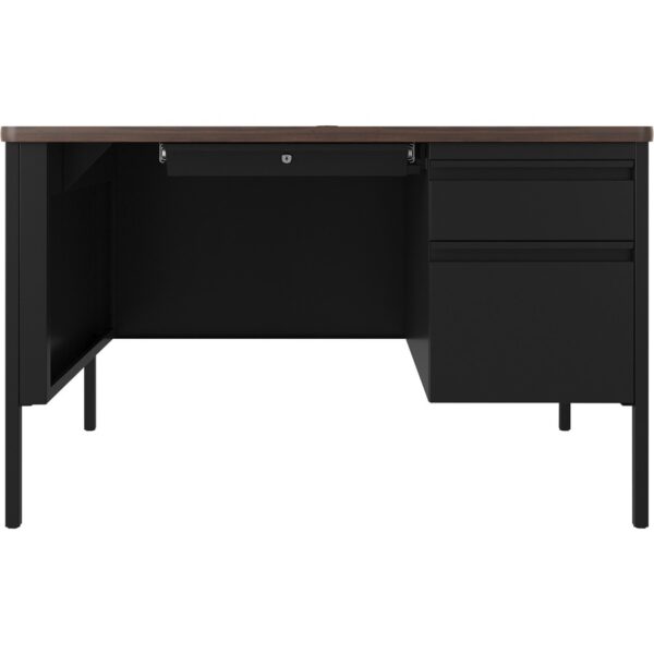 Lorell Fortress Series 48" Right-Pedestal Teachers Desk - Image 2