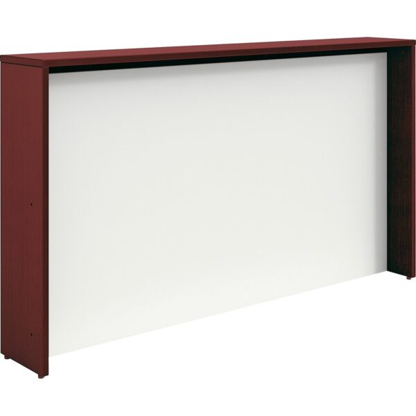 Lorell Prominence 2.0 Mahogany Laminate Reception Countertop - Image 2