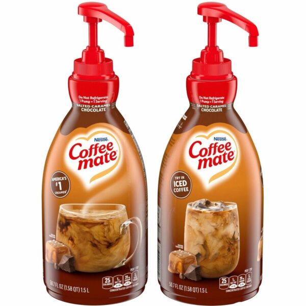 Coffee mate Salted Caramel Chocolate Liquid Coffee Creamer Pump Bottle