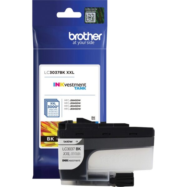 Brother LC3037BK Original Inkjet Ink Cartridge - Single Pack - Black - 1 Each