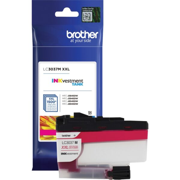 Brother LC3037M Original Inkjet Ink Cartridge - Single Pack - Magenta - 1 Each