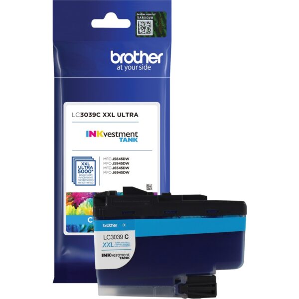 Brother LC3039C Original Ultra High Yield Inkjet Ink Cartridge - Single Pack - Cyan - 1 Each