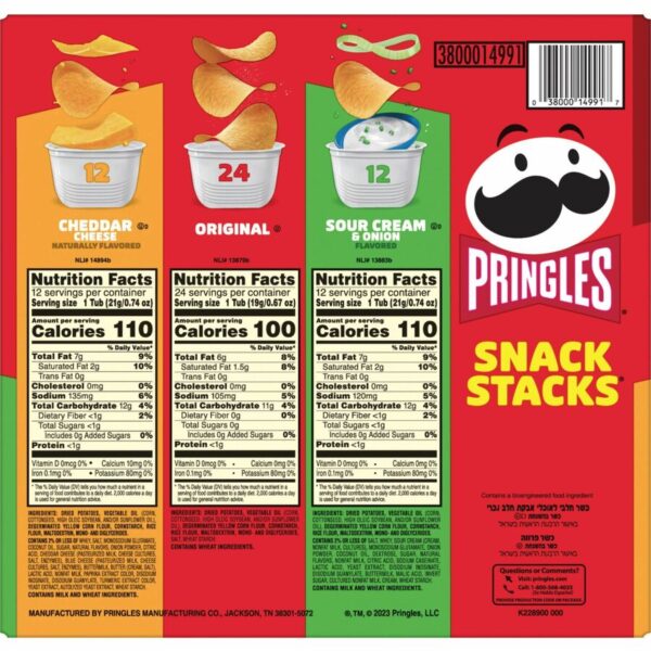 Pringles Crisps Grab 'N Go Variety Pack - Image 3