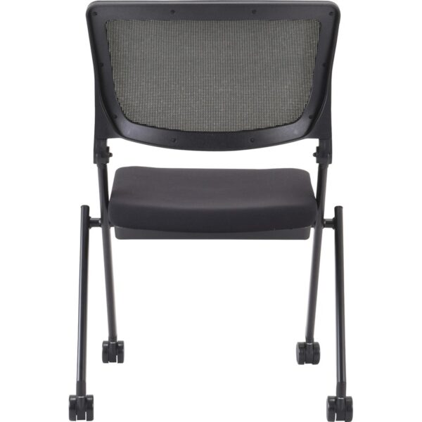 Lorell Mobile Mesh Back Nesting Chairs - Image 3