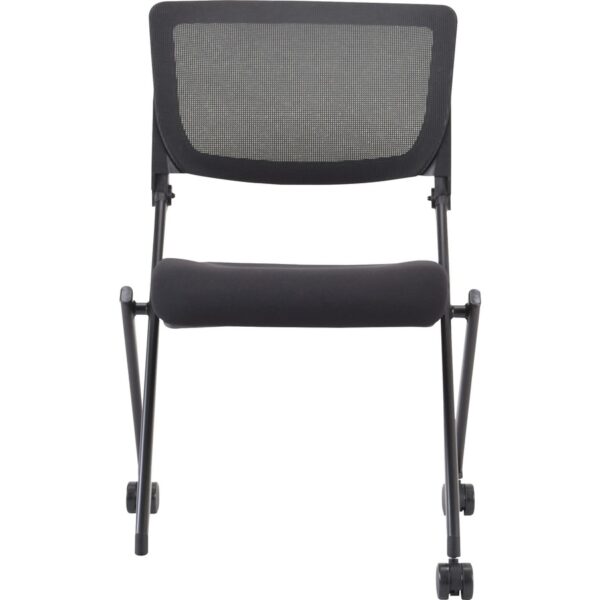 Lorell Mobile Mesh Back Nesting Chairs - Image 4