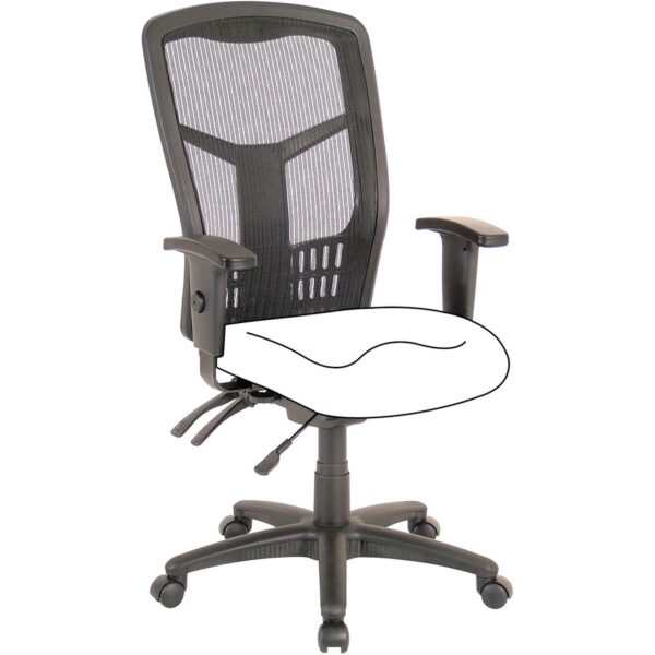 Lorell Ergomesh Executive Mesh High-Back Chair (86200) Frame