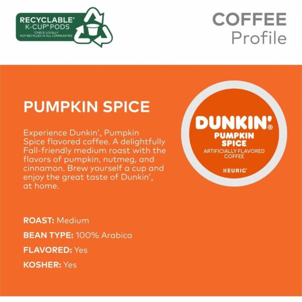 Dunkin'® K-Cup Pumpkin Spice Coffee - Image 2