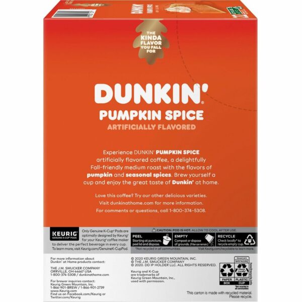 Dunkin'® K-Cup Pumpkin Spice Coffee - Image 4