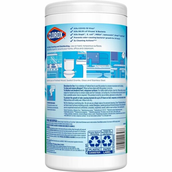 Clorox Disinfecting Wipes, Bleach-Free Cleaning Wipes - Image 5