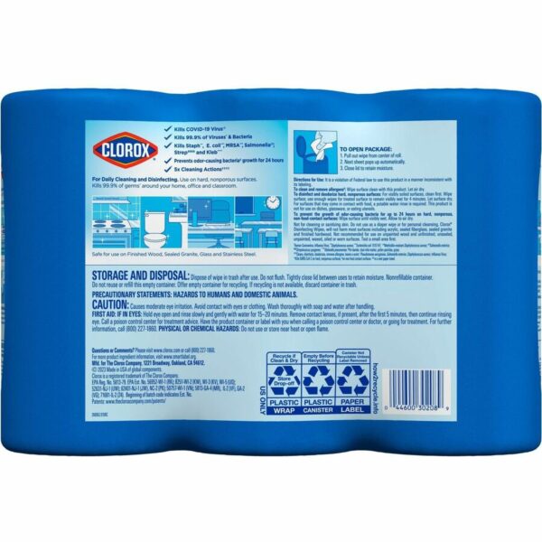 Clorox Disinfecting Bleach Free Cleaning Wipes Value Pack - Image 5