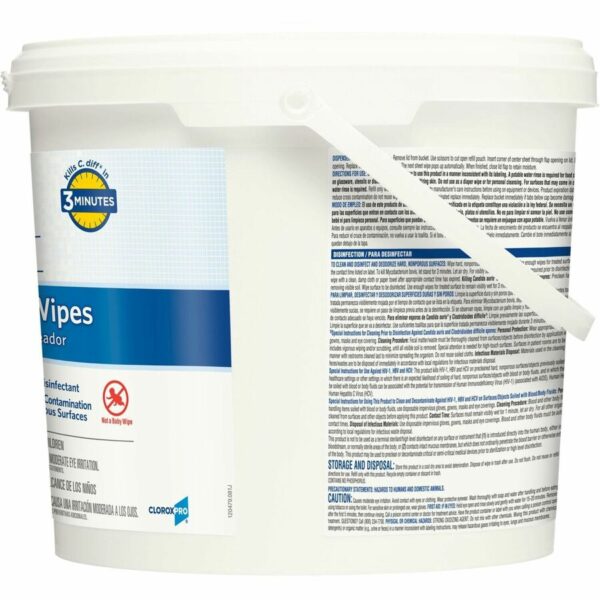 Clorox Healthcare Bleach Germicidal Wipes - Image 3