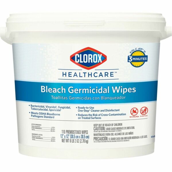 Clorox Healthcare Bleach Germicidal Wipes - Image 6