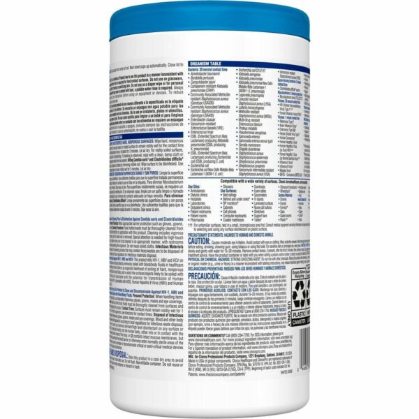 Clorox Healthcare Bleach Germicidal Wipes - Image 5