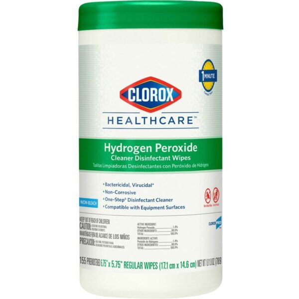 Clorox Healthcare Hydrogen Peroxide Cleaner Disinfectant Wipes - Image 6