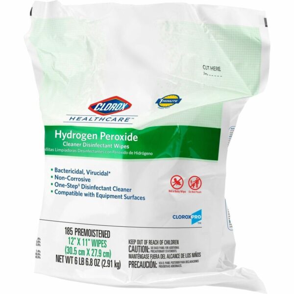 Clorox Healthcare Hydrogen Peroxide Cleaner Disinfectant Wipes - Image 6