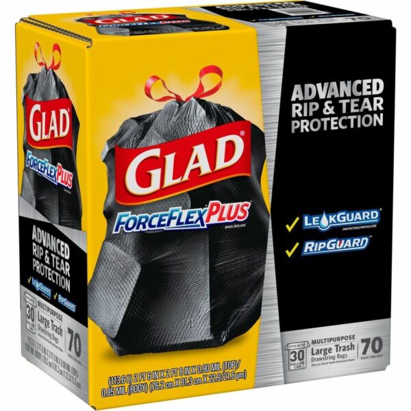 Glad Large Drawstring Trash Bags - ForceFlexPlus - Image 4