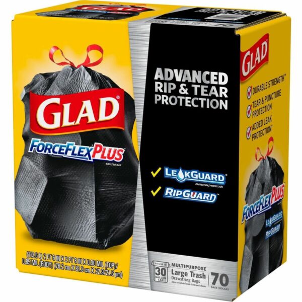 Glad Large Drawstring Trash Bags - ForceFlexPlus - Image 3