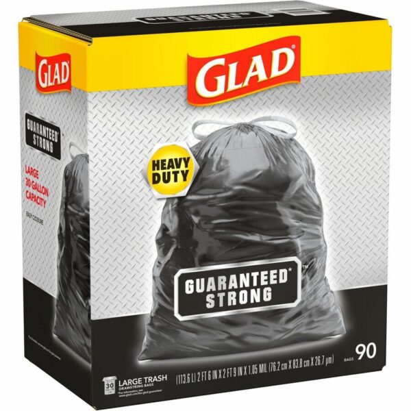 Glad Large Drawstring Trash Bags - Image 4