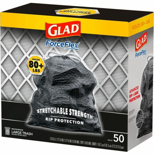 Glad ForceFlexPlus Drawstring Large Trash Bags - Image 3