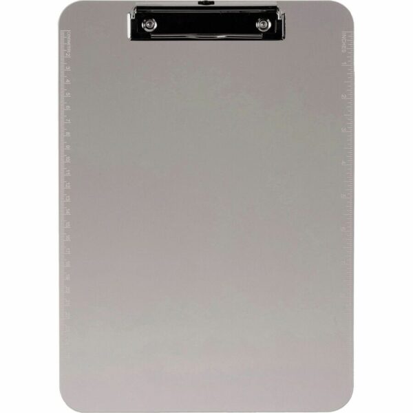 Business Source Flat Clip Plastic Clipboard - Image 3