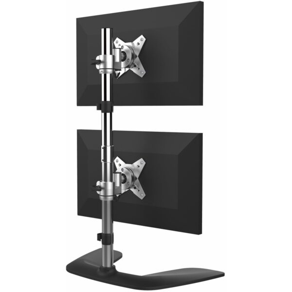 StarTech.com Vertical Dual-Monitor Stand - Aluminum - Image 2