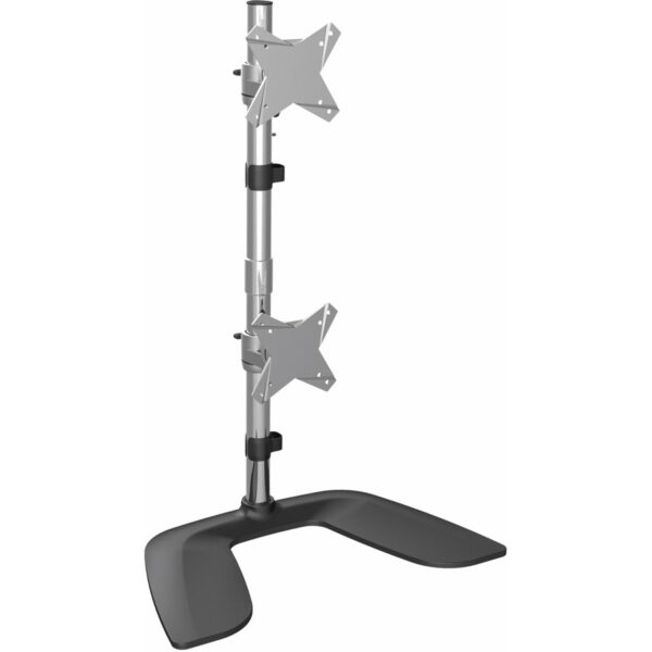 StarTech.com Vertical Dual-Monitor Stand - Aluminum