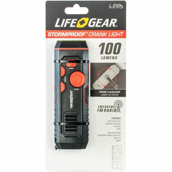 Life+Gear Stormproof Crank Light