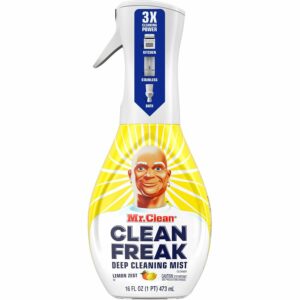 A bottle of mr. Clean 's cleaning mist