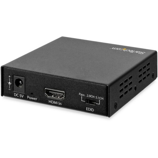 StarTech.com 4K HDMI Audio Extractor with 4K 60Hz Support - Image 2