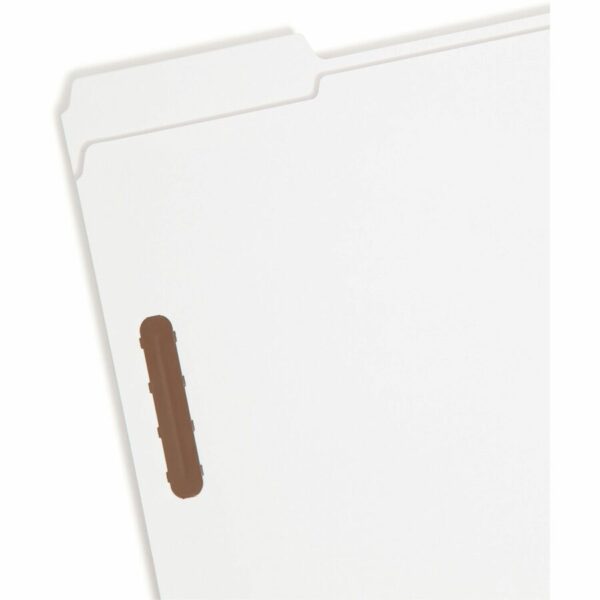 Smead 1/3 Tab Cut Letter Recycled Fastener Folder - Image 2