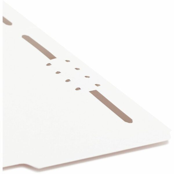 Smead 1/3 Tab Cut Letter Recycled Fastener Folder - Image 3