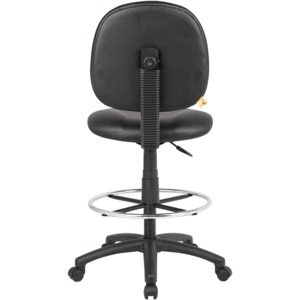 Boss Stand Up Drafting Stool with Foot Rest Black - Image 4