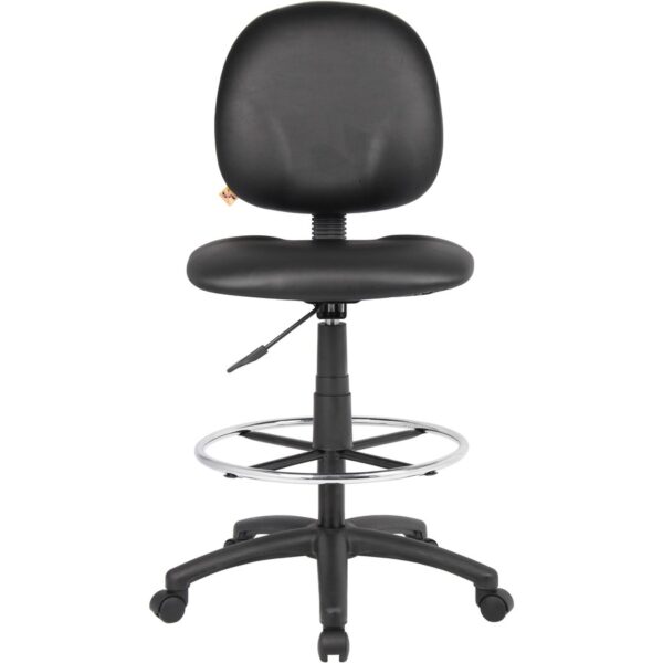 Boss Stand Up Drafting Stool with Foot Rest Black - Image 5