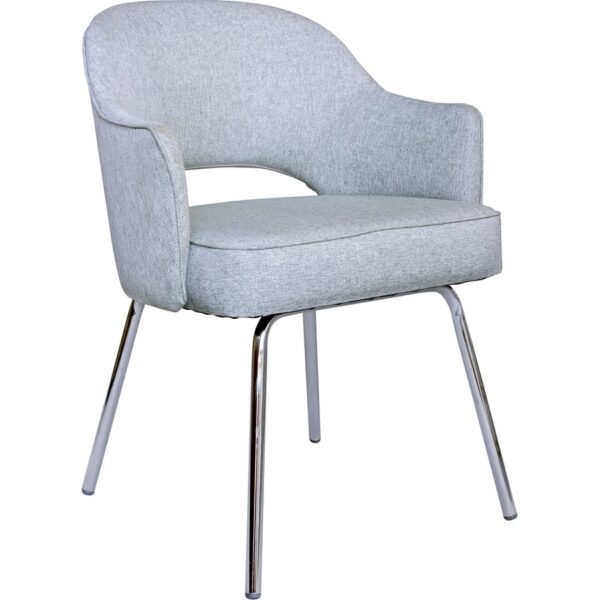 Boss Granite Linen Guest Chair