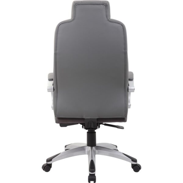 Boss Hinged Arm Executive Chair With Synchro-Tilt, Grey - Image 4