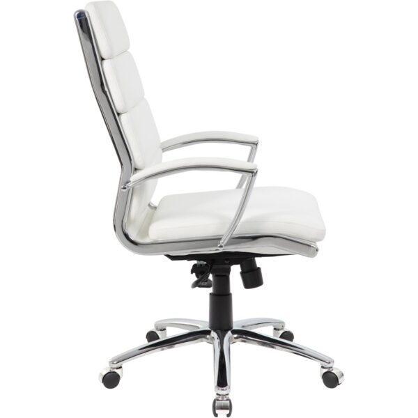 Boss Executive CaressoftPlus Chair with Metal Chrome Finish - Image 3