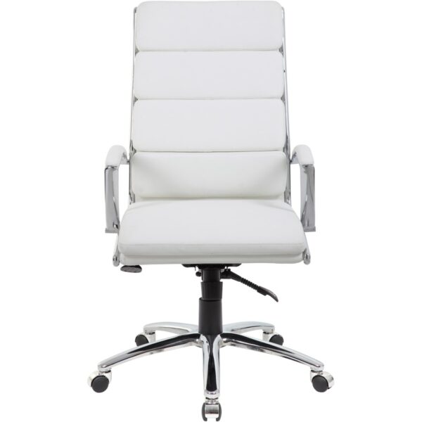 Boss Executive CaressoftPlus Chair with Metal Chrome Finish - Image 5