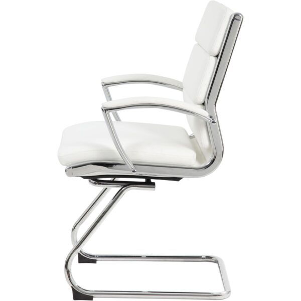 Boss Executive CaressoftPlus Chair with Metal Chrome Finish - Guest Chair - Image 2