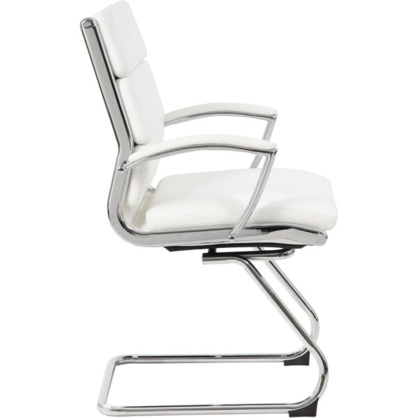 Boss Executive CaressoftPlus Chair with Metal Chrome Finish - Guest Chair - Image 3