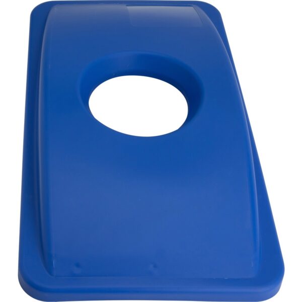 Genuine Joe 23-gallon Recycling Bin Round Cutout Lid - Image 4